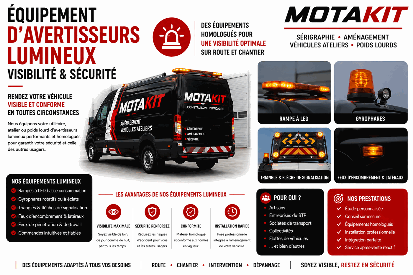 Avertisseurs lumineux & feux flash — MotaKit