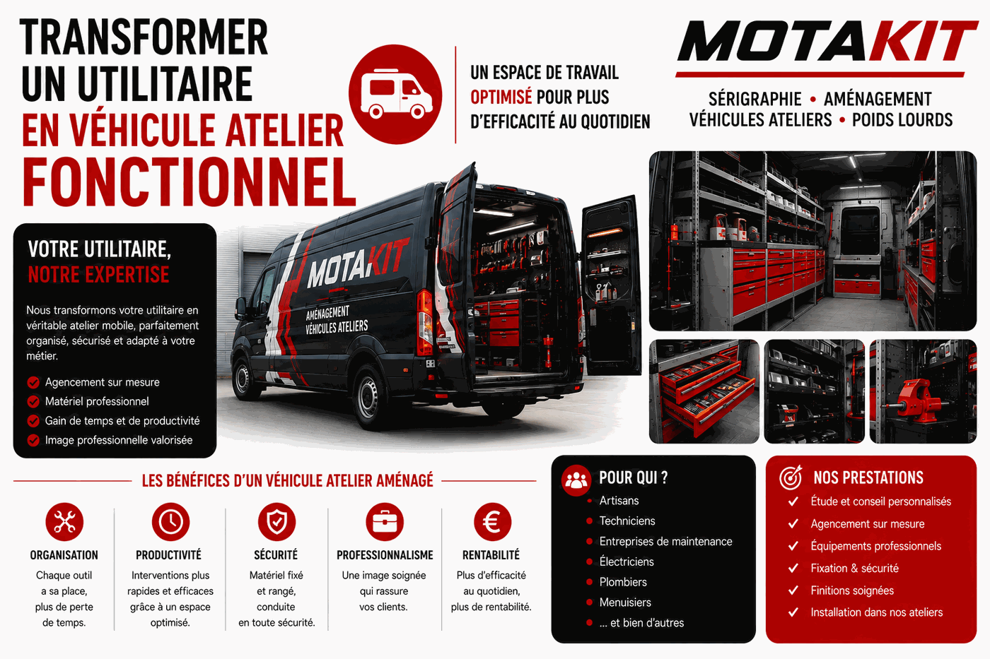 Aménagement utilitaire — MotaKit