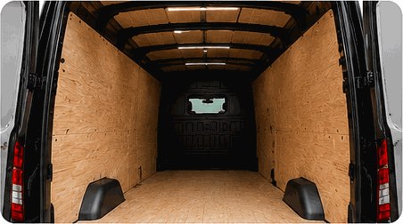 Habillage intérieur bois d'utilitaire