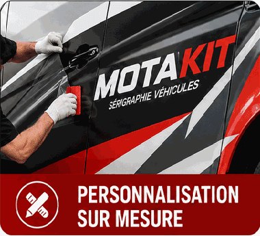 Personnalisation sur mesure — pose de marquage sur véhicule